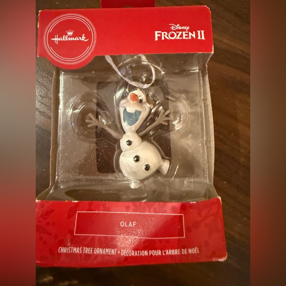 Hallmark Olaf Ornament in Red and White